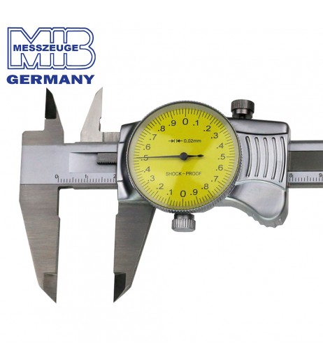 150mm Παχύμετρο ρολόι INOX "TOP/S" MIB 01004020