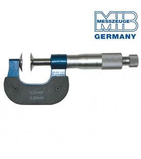 75-100mm Micrometer with 30mm discs and non-rotating spindle MIB 01019138