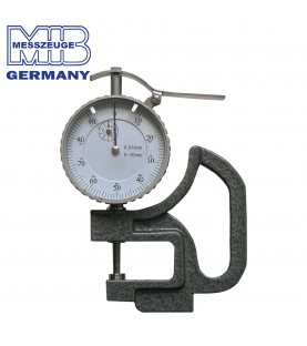 0-10mm Παχύμετρο ελασμάτων σκανδάλης με ρολόι MIB 02027065