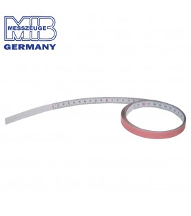 1m Scale measuring tape without self adhesive tape Duplex-graduation MIB 09090030