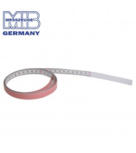 1m Scale measuring tape without self adhesive tape Duplex-graduation MIB 09090040
