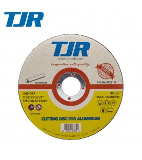 125x1x22,2mm Δίσκος κοπής για αλουμίνιο TJR 3125111