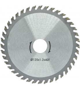 125x2,4(x1,6)x22,2mm Metal circular saw blade with carbite teeth