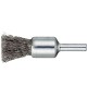 BPVW 17mm Crimped wire end brush with 6mm shank INOX