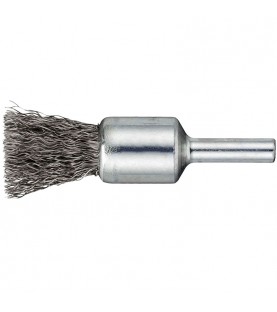 BPVW 30mm Crimped wire end brush with 6mm shank INOX