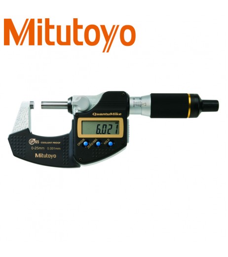 0-25mm (0,001mm) Μικρόμετρο ψηφιακό QuantuMike IP65 με έξοδο δεδομένων MITUTOYO 293-140-30