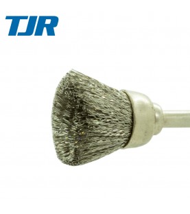 10mm Stainless steel mini brush with 3mm shank