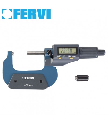 25-50mm Μικρόμετρο ψηφιακό FERVI M021/25/50 
