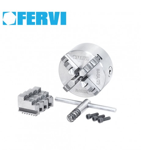 125mm Τσοκ τόρνου με 4 σιαγόνες FERVI M449A/125