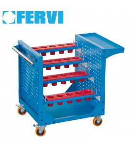 1080x656x830mm Τροχήλατος εργαλειοφορέας για ISO50 FERVI P450A