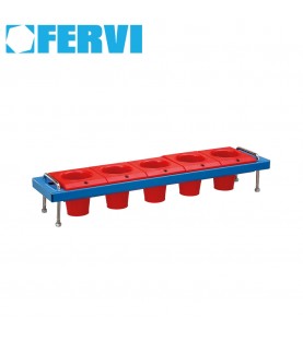 620x140x90hmm σταντ ISO50 κώνων 5 θέσεων FERVI PC50A