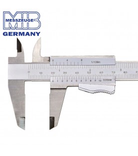 150mm (0,05mm) Παχύμετρο απλό με ελατήριο ΙΝΟΧ MIB 01001001