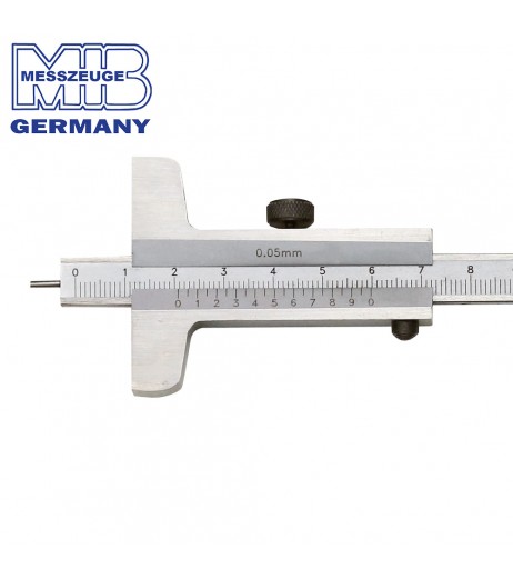 80mm Βαθύμετρο απλό με ακίδα INOX MIB 01015008