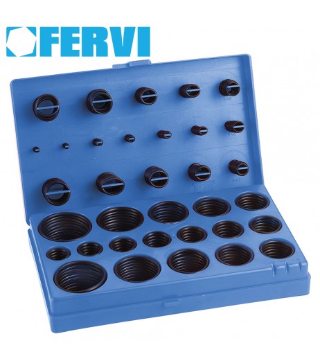 Κασετίνα 419τεμ O-Ring μετρικά FERVI 0299