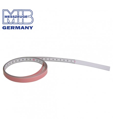 10m Scale measuring tape with self adhesive tape Duplex-graduation MIB 09090049