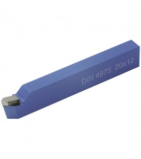 DIN 4975 12x20x125mm Μανέλα τόρνου με κολλητό καρβίδιο P25/30 μπλε