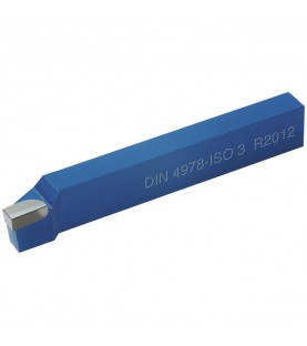 DIN 4978R ISO3 12x20x125mm Μανέλα τόρνου με κολλητό καρβίδιο P25/30 μπλε δεξιά