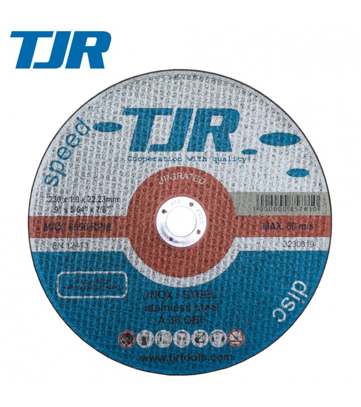230x1,9x22mm Δίσκος κοπής ανοξειδώτου TJR 3230019