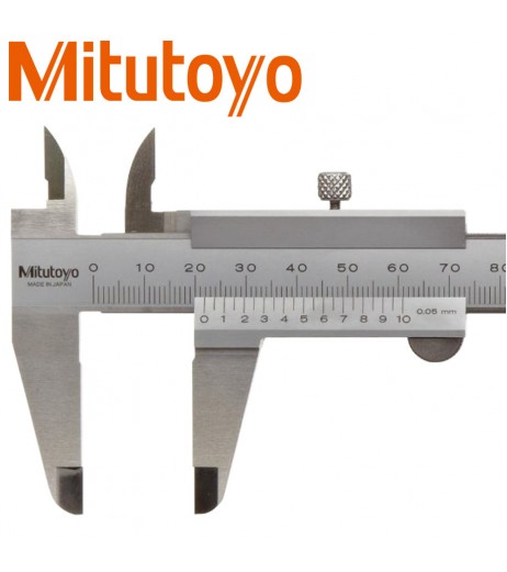 200mm (0,02mm) Παχύμετρο απλό με βιδάκι MITUTOYO 530-123