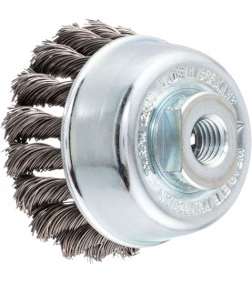 BTSZ 08020 Μ14 Cup brush with thread - knotted