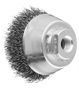 BTSW 10030 M14  Cup brush with thread - crimped