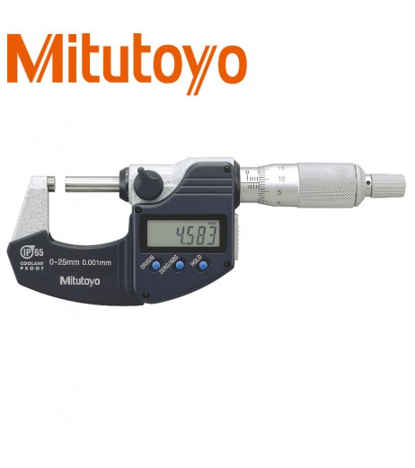 0-25mm (0,001mm) Μικρόμετρο ψηφιακό IP65 με έξοδο δεδομένων MITUTOYO 293-230-30