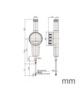 0-50,8mm (0.0005mm) Ψηφιακό ρολόι ID-C MITUTOYO 543-730B