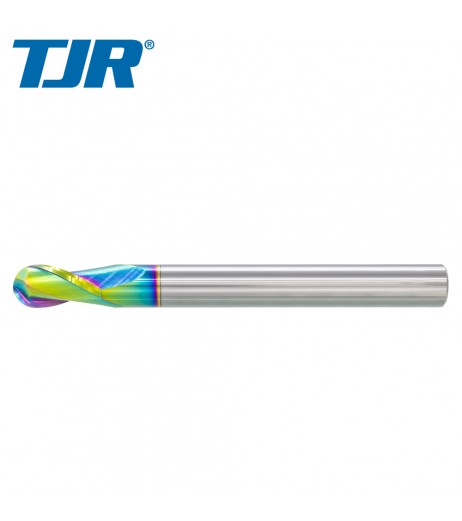 12mm Ball nose Κονδύλι καρβιδίου για αλουμίνιο με επικάλυψη DLC - Μακρύ TJR 62081202400