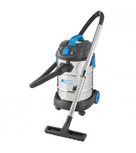 Industrial wet and dry vacuum cleaner equipped of accessories FERVI A040/30A