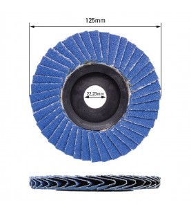 125mm Δίσκος βεντάλια με διπλωμένα φύλλα ΖΚ40 TJR 1197302