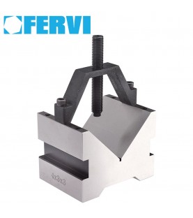 100x75x75mm 90° Block and clamp for 65mm max clamp FERVI P302/2